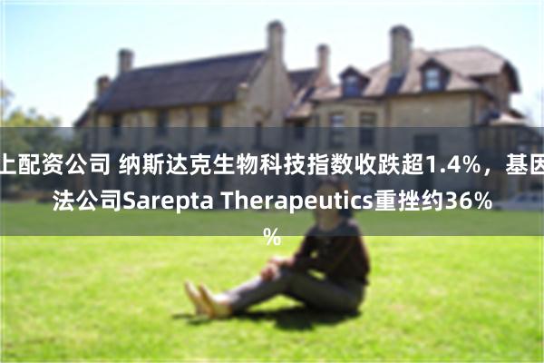 网上配资公司 纳斯达克生物科技指数收跌超1.4%，基因疗法公司Sarepta Therapeutics重挫约36%