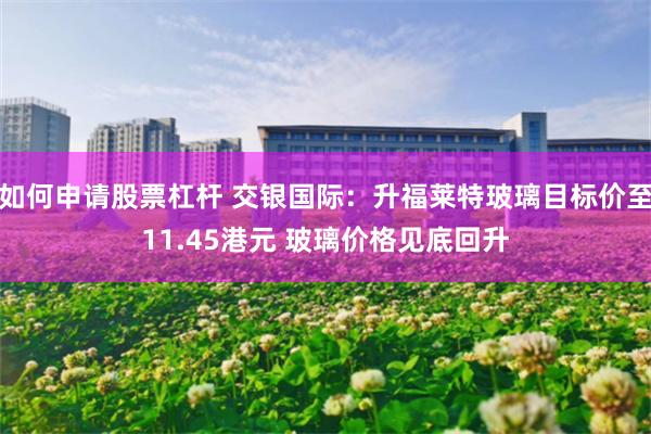 如何申请股票杠杆 交银国际：升福莱特玻璃目标价至11.45港元 玻璃价格见底回升