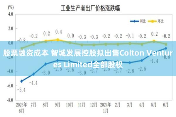 股票融资成本 智城发展控股拟出售Colton Ventures Limited全部股权
