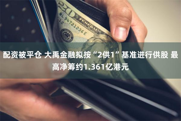 配资被平仓 大禹金融拟按“2供1”基准进行供股 最高净筹约1.361亿港元