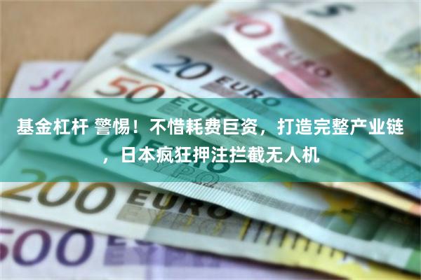 基金杠杆 警惕！不惜耗费巨资，打造完整产业链，日本疯狂押注拦截无人机