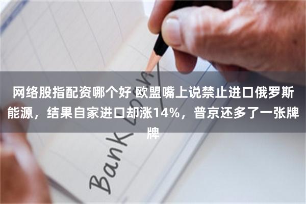 网络股指配资哪个好 欧盟嘴上说禁止进口俄罗斯能源，结果自家进口却涨14%，普京还多了一张牌