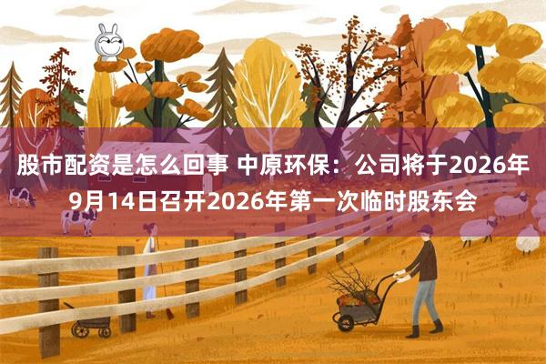 股市配资是怎么回事 中原环保：公司将于2026年9月14日召开2026年第一次临时股东会